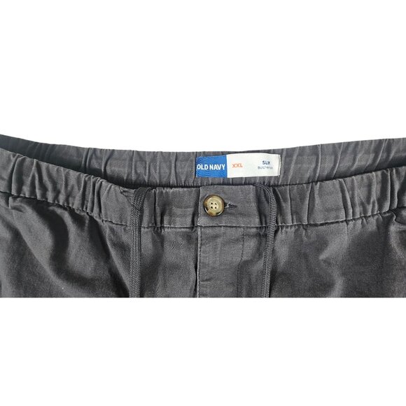 Old Navy Built In Flex Pull-Up Drawstring Pants XXL Gray - Picture 7 of 10